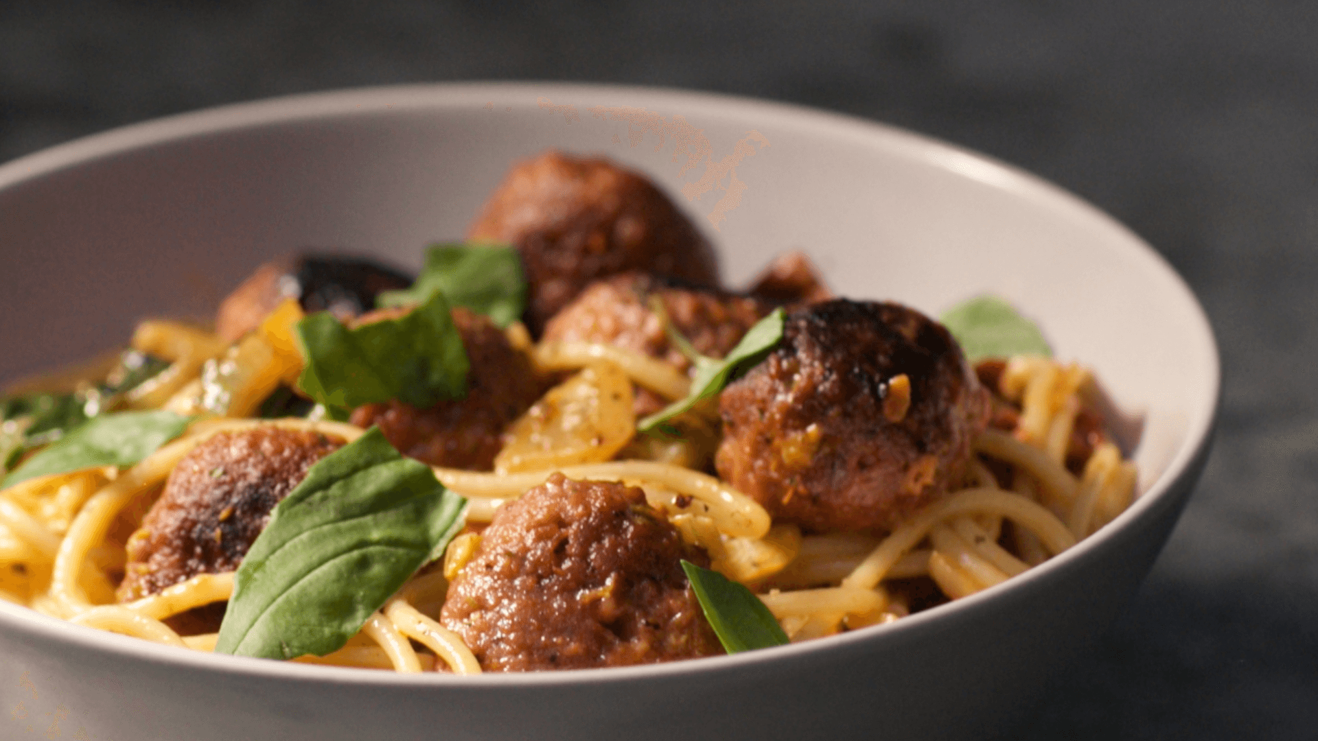 THIS™ Spaghetti with Juicy Burger Meatballs | THIS™