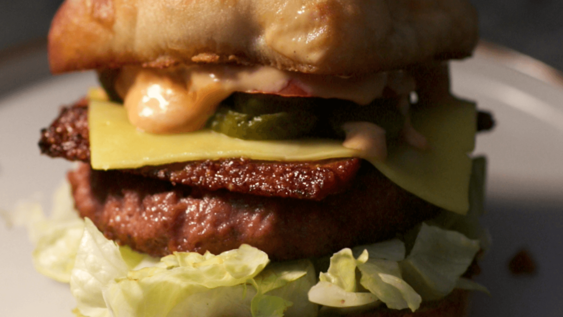 Epic Plant-Based Smash Burger Recipe | Crispy, Cheesy &amp; Messy | THIS™